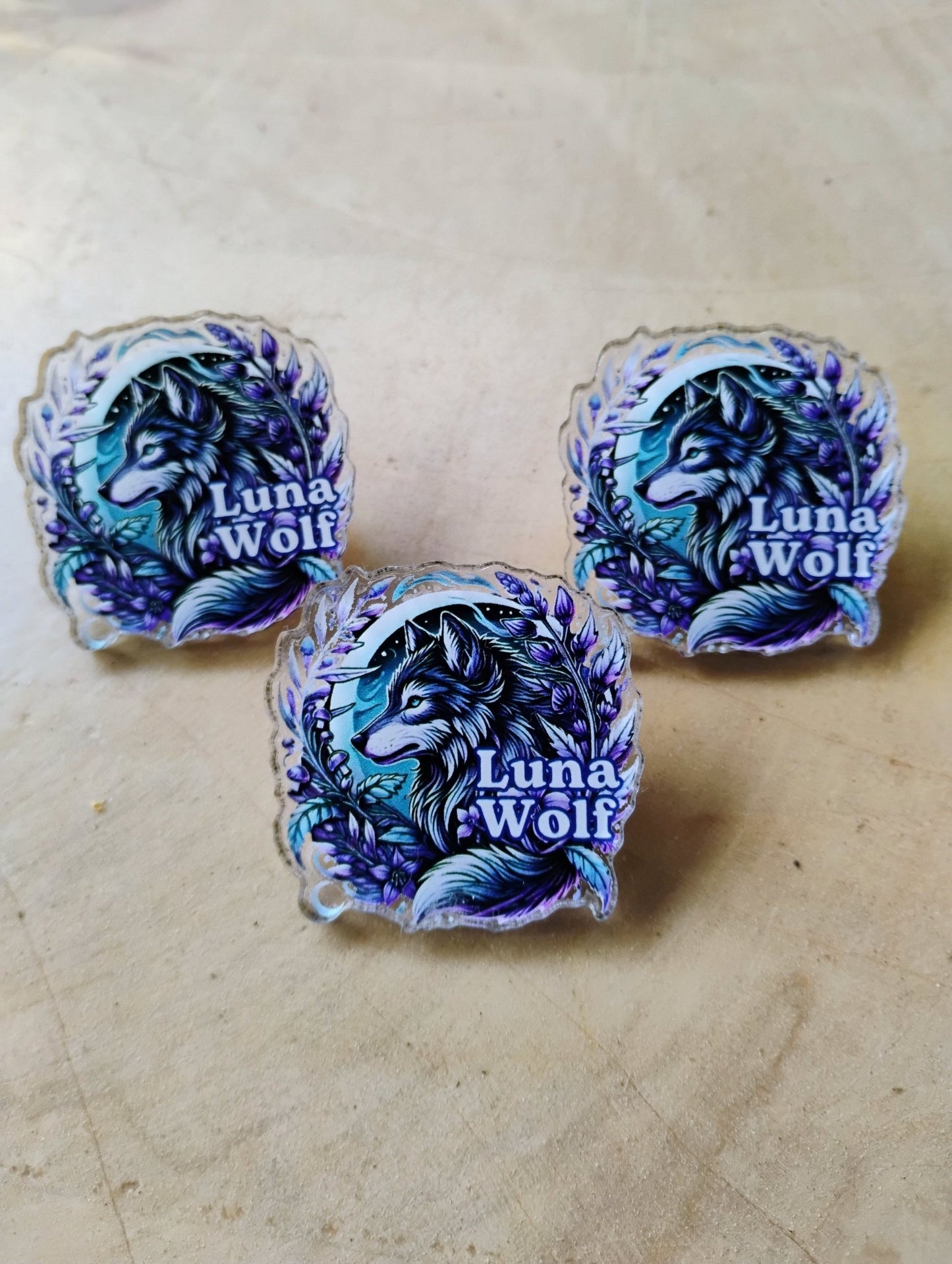 Luna Wolf Pins - Luna Wolf