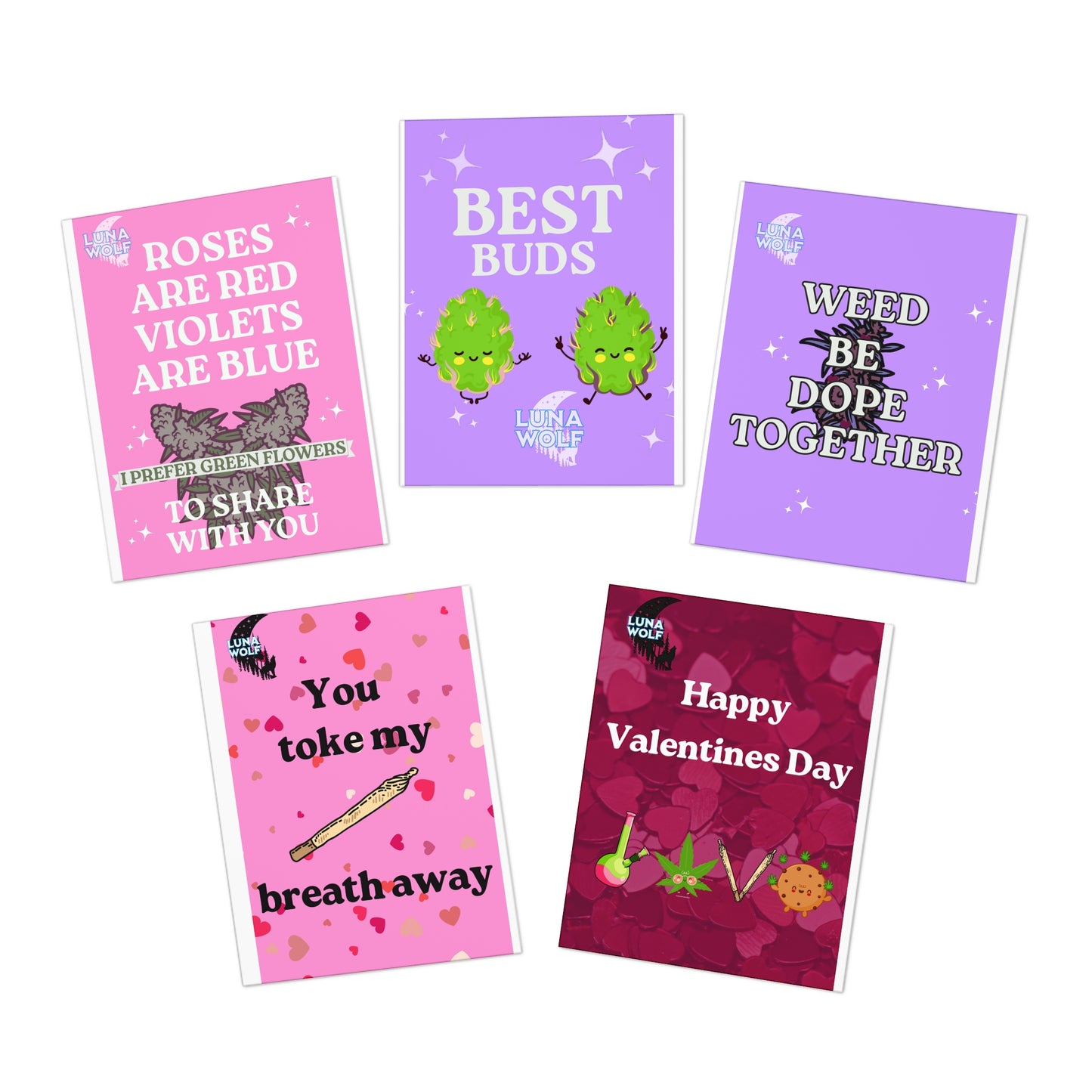 Multi-Design Greeting Cards (5-Pack)