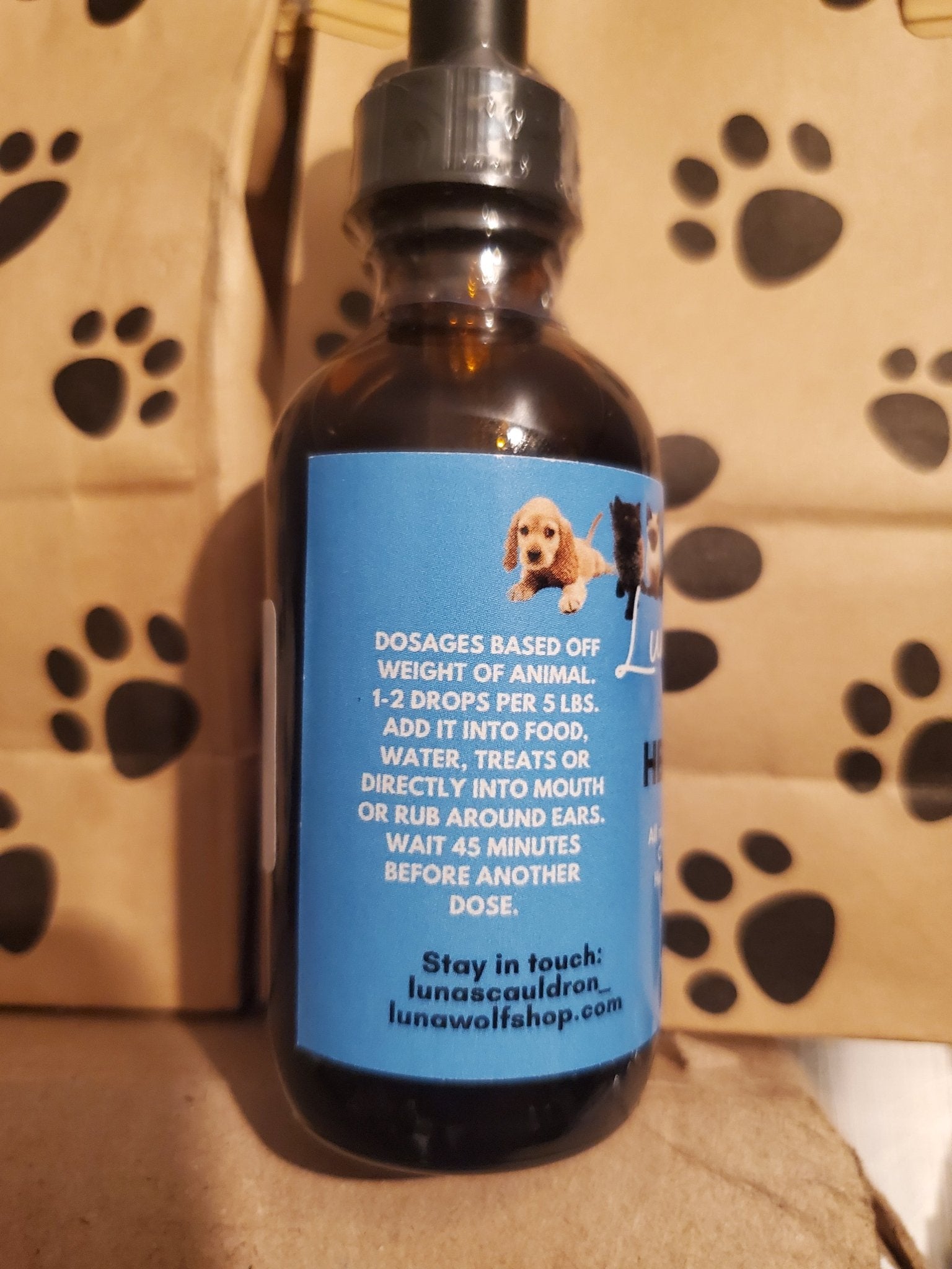 Pet Hemp Oil - Luna Wolf